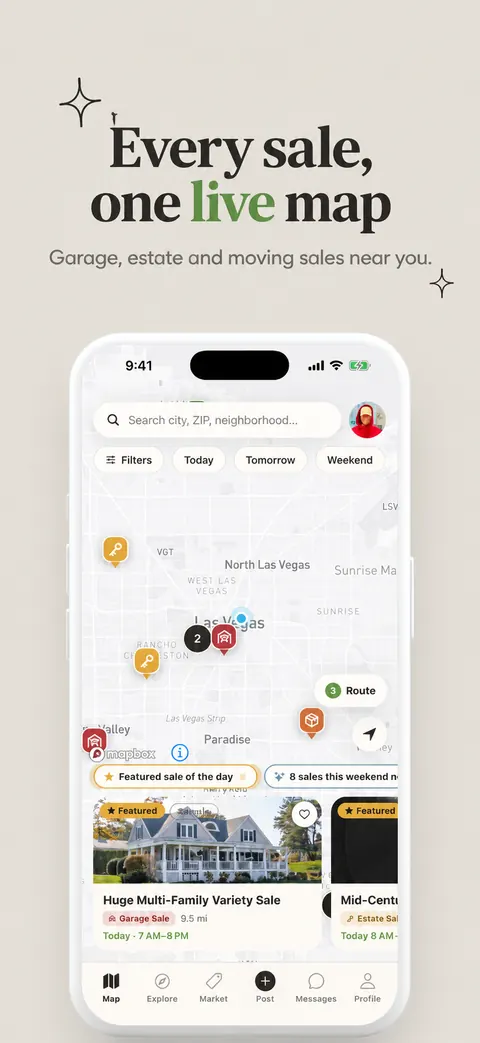 Trovee — Map: Every sale, one live map.